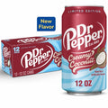 Dr Pepper Creamy Coconut Soda - Tropical Cream Pour, 12 fl oz Cans, 12-Pack