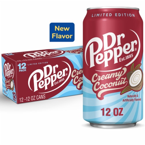 Dr Pepper Creamy Coconut Soda - Smooth Cream Pour