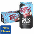 Dr Pepper Creamy Coconut Zero Sugar Soda - Coconut Cream Sip, 12 fl oz Cans, 12-Pack