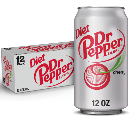Diet Dr Pepper Cherry Soda - Diet Refresh, 12 fl oz Cans, 12-Pack