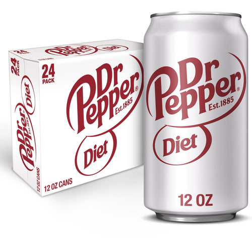 Diet Dr Pepper Soda - Easy Diet Sip, 12 fl oz Cans, 24-Pack