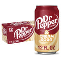 Dr Pepper & Cream Soda - Smooth Pour, 12 fl oz Cans, 12-Pack