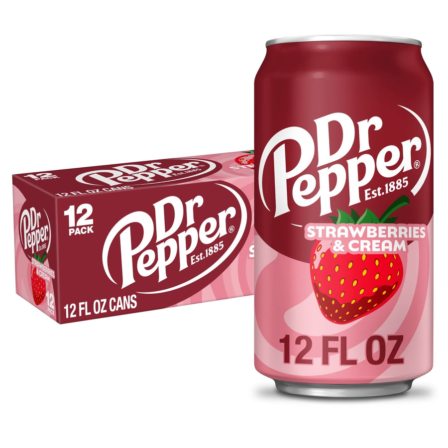 Dr Pepper Strawberries & Cream Soda - Cream Choice