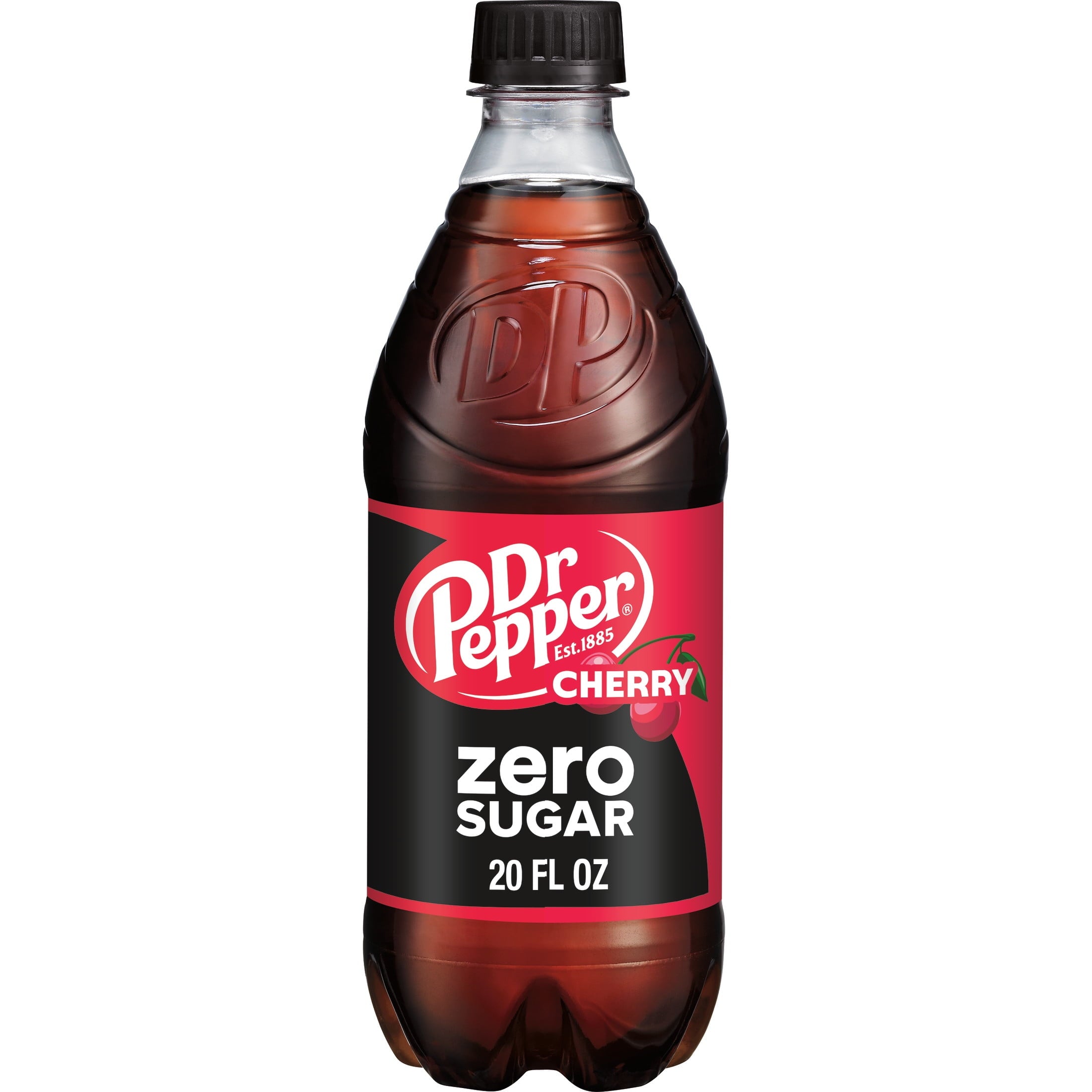 Dr Pepper Cherry Zero Sugar Soda - Bright Twist, 20 fl oz Bottle