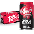 Dr Pepper Cherry Zero Sugar Soda - Bright Twist, 12 fl oz Cans, 12-Pack