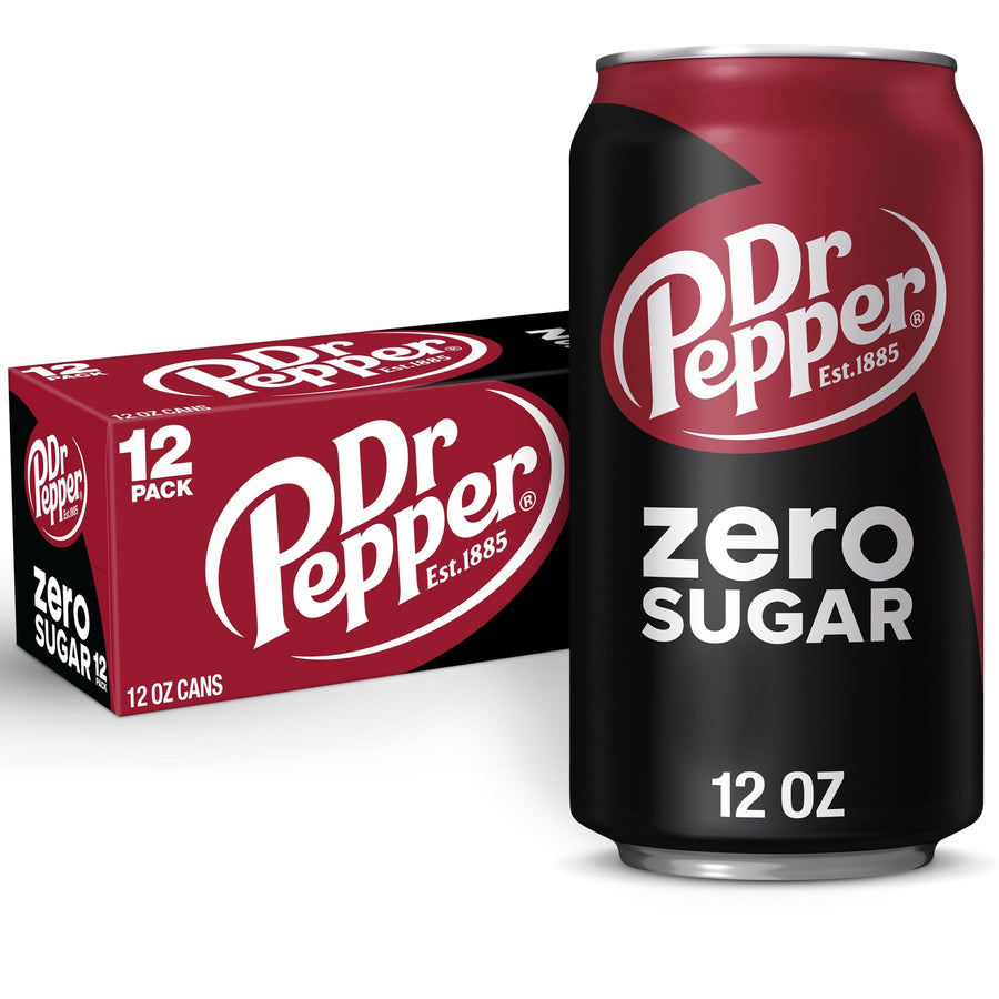 Dr Pepper Zero Sugar Soda - Classic Fizz Choice
