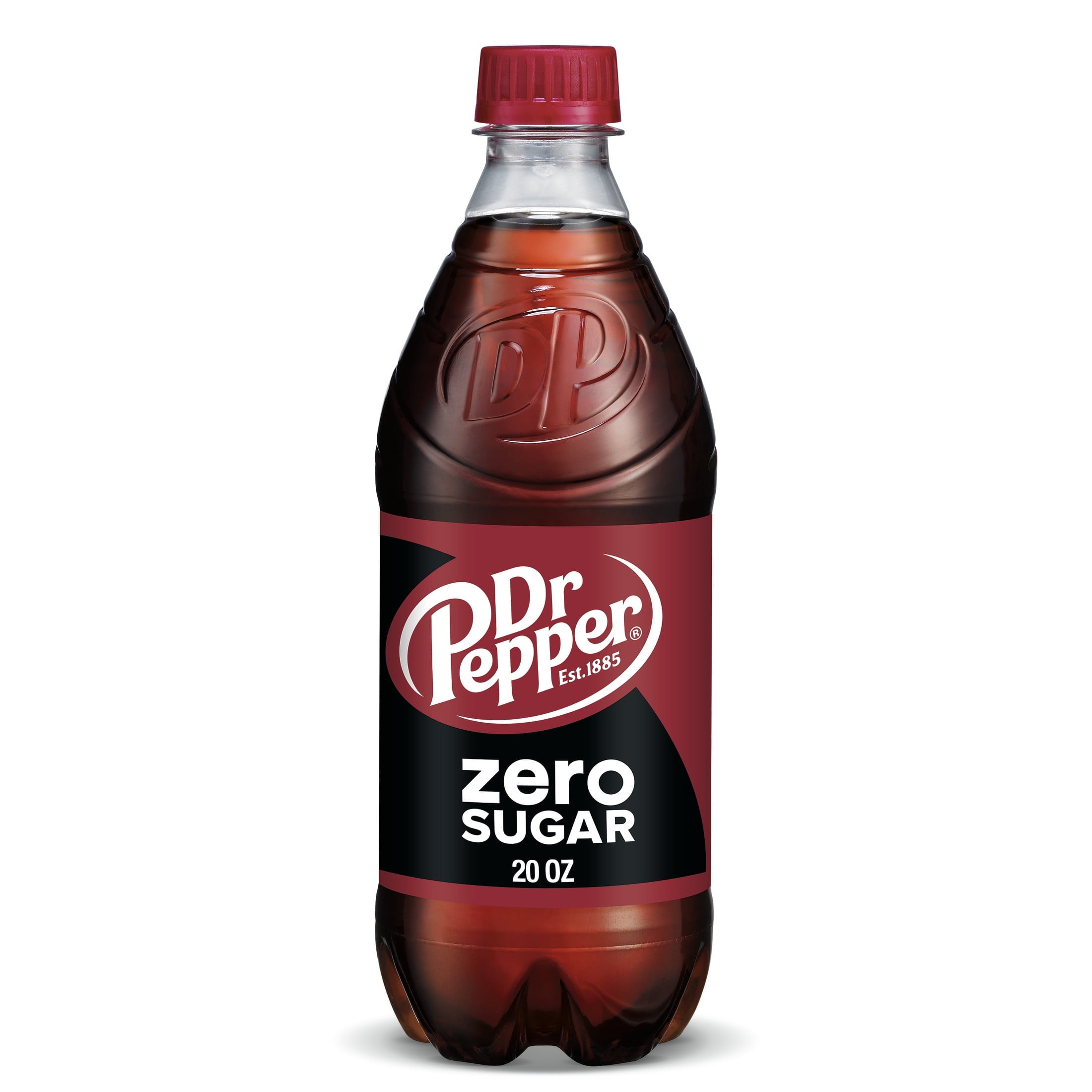Dr Pepper Zero Sugar Soda - Cool Soda Splash, 20 fl oz Bottle