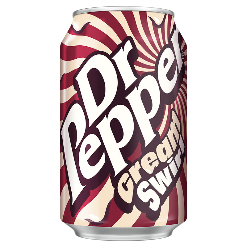 Dr Pepper Cream Swirl - Clean Sip, 330 ml Can